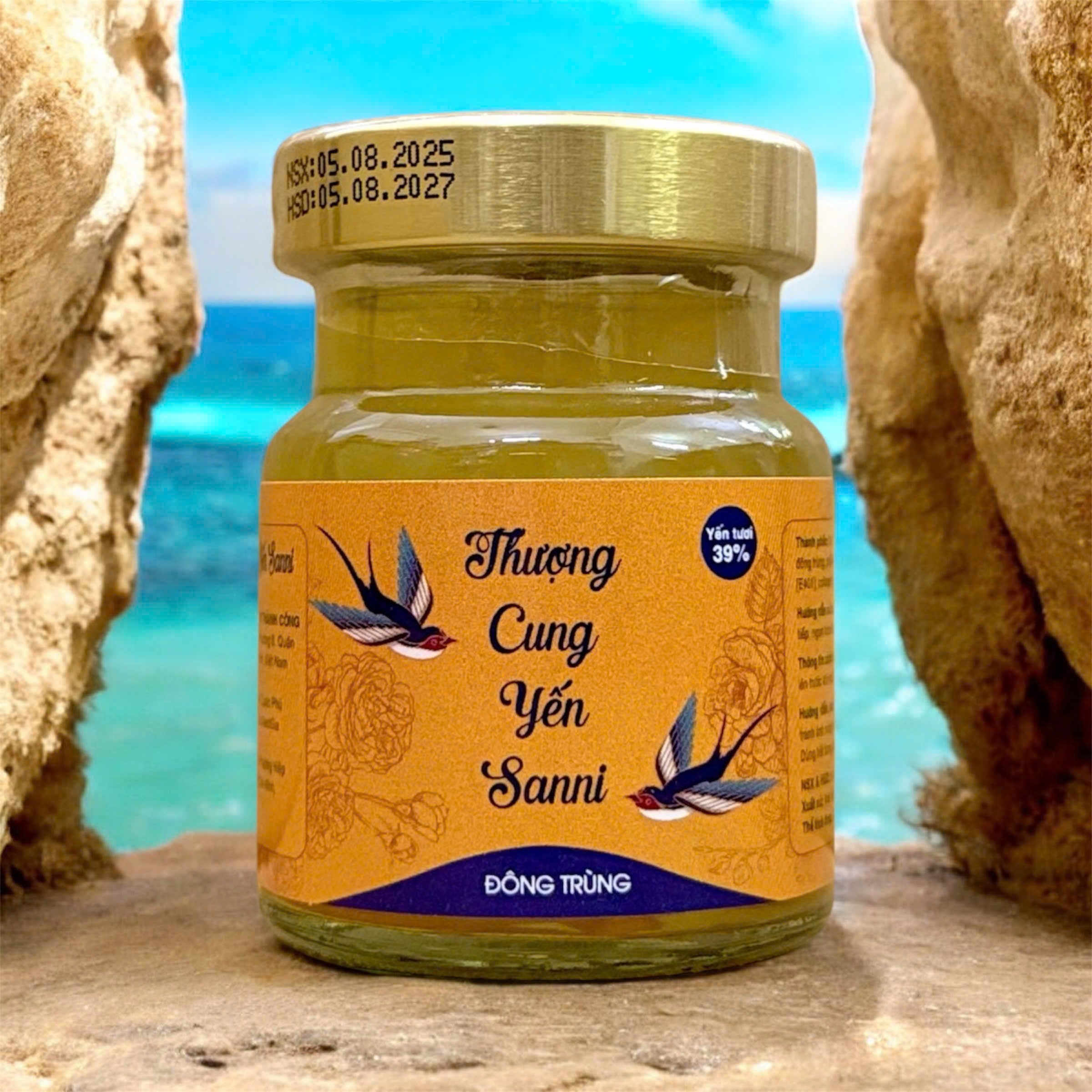 Hũ yến Thượng Cung Yến Sanni 70ml Đông Trùng